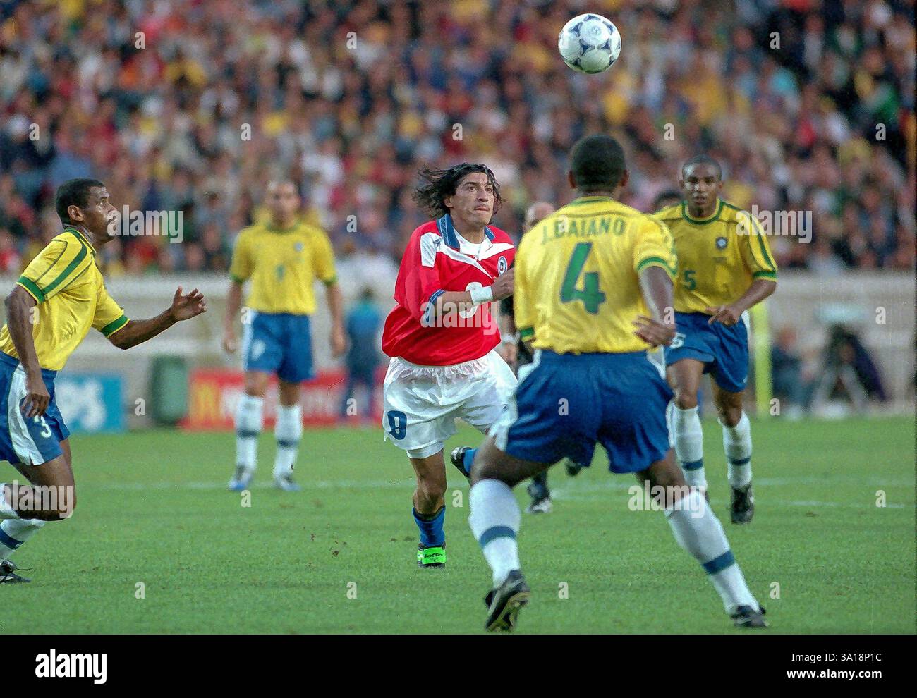 Maillot Domicile Brésil Coupe Du Monde 1998 Dédicacé - Nike Taille L - Porté Match ?