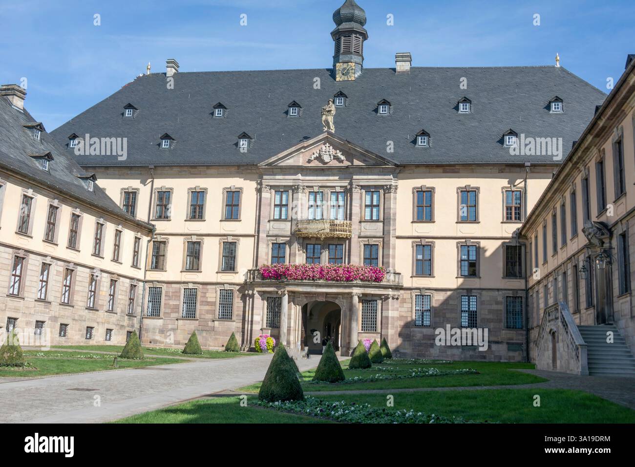 Château de Fulda comme bâtiment de la ville Banque D'Images Château de Fulda comme bâtiment de la ville Banque D'Images