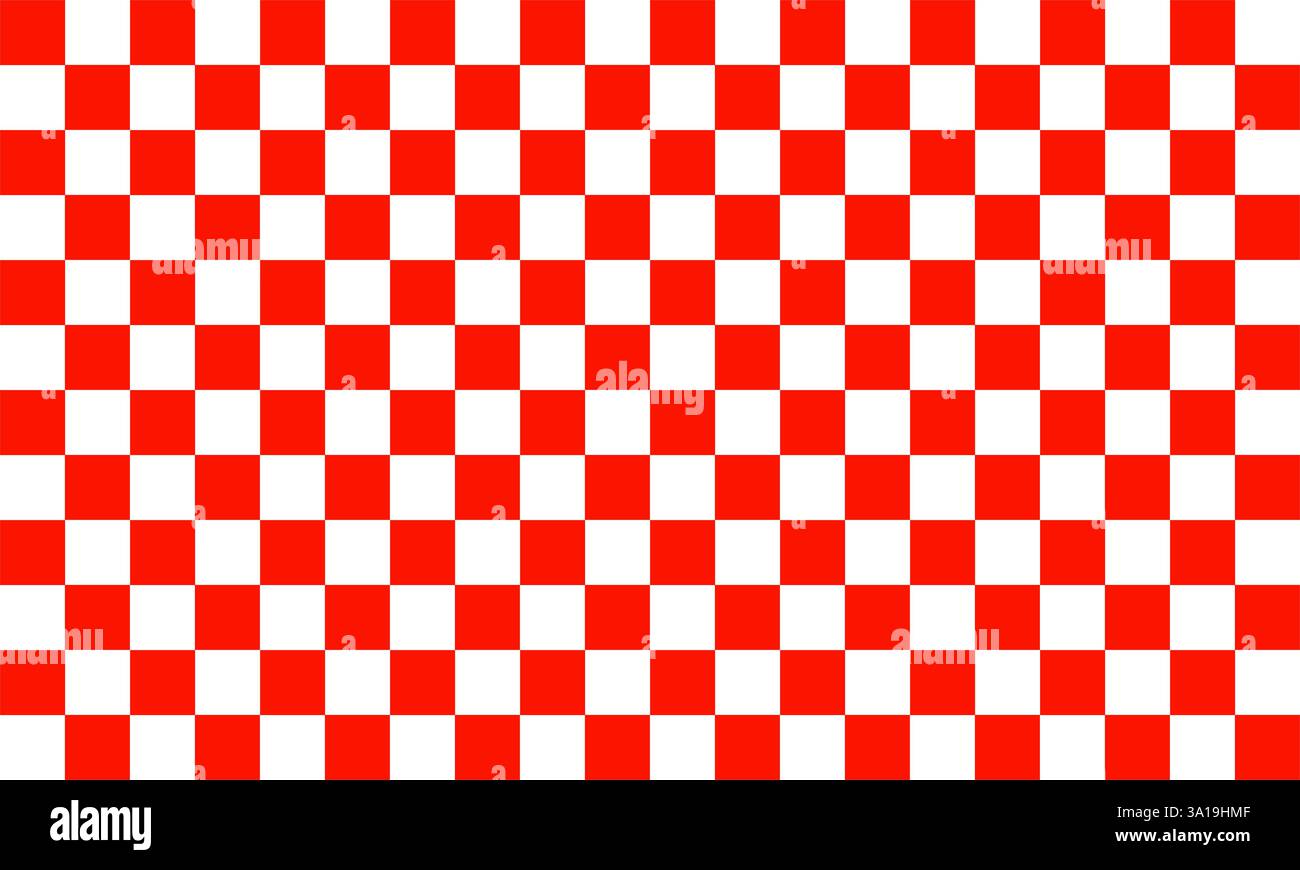 Motif à carreaux sans couture avec des boîtes en rouge et blanc Banque D'Images