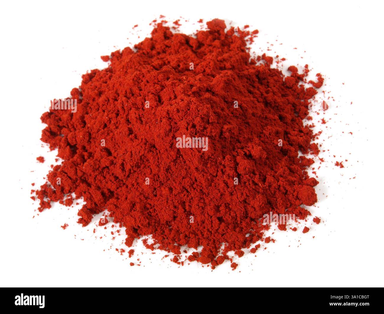 Poudre de résine Dragon rouge sur fond blanc Banque D'Images