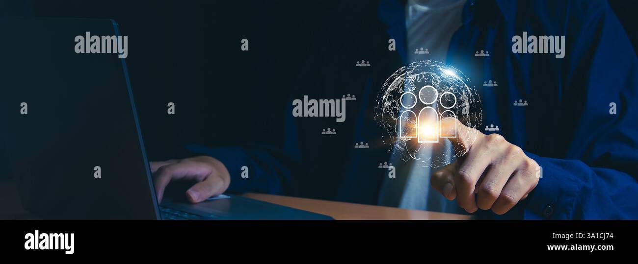 Gestion des ressources humaines sélection, concepts, gestion et recrutement du personnel Banque D'Images