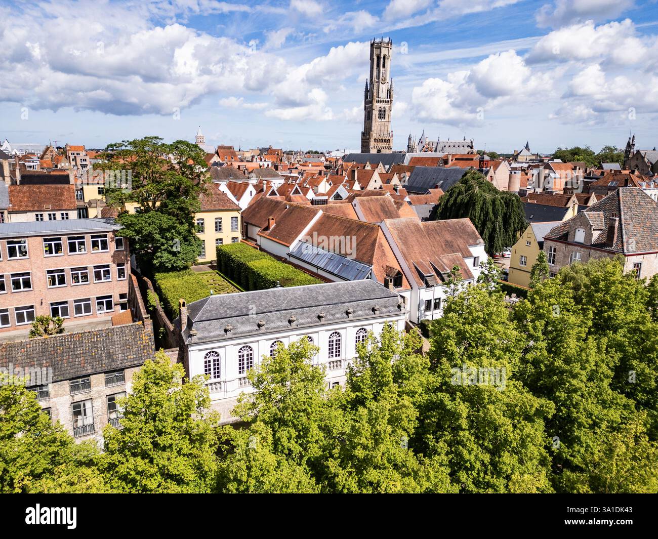 Beffroi de Bruges, Bruges, Belgique Banque D'Images