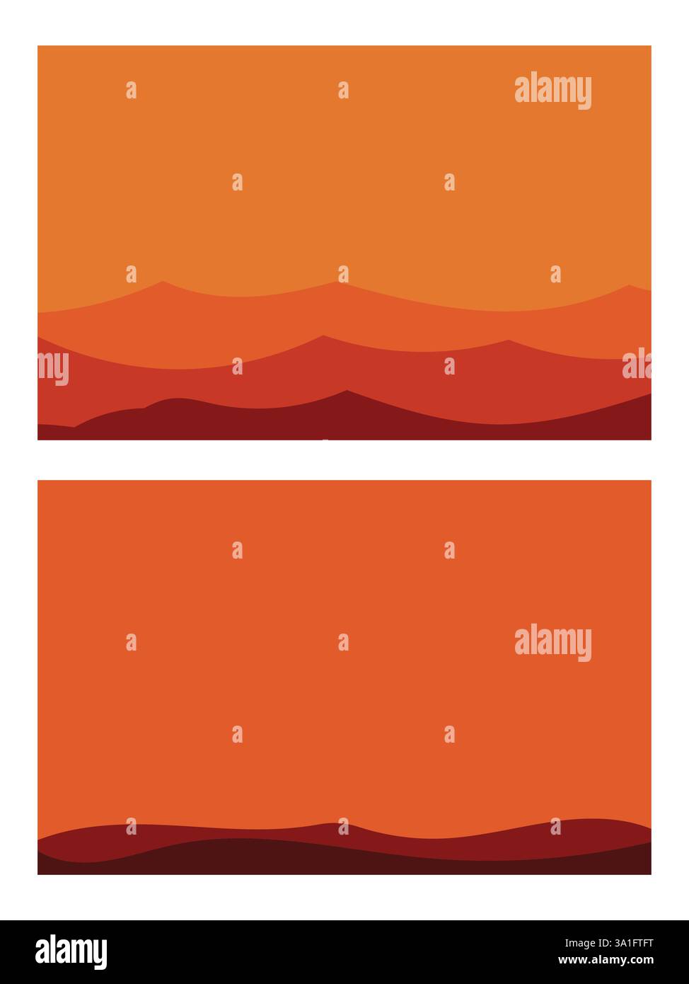 Illustration art paysage design unique Illustration de Vecteur