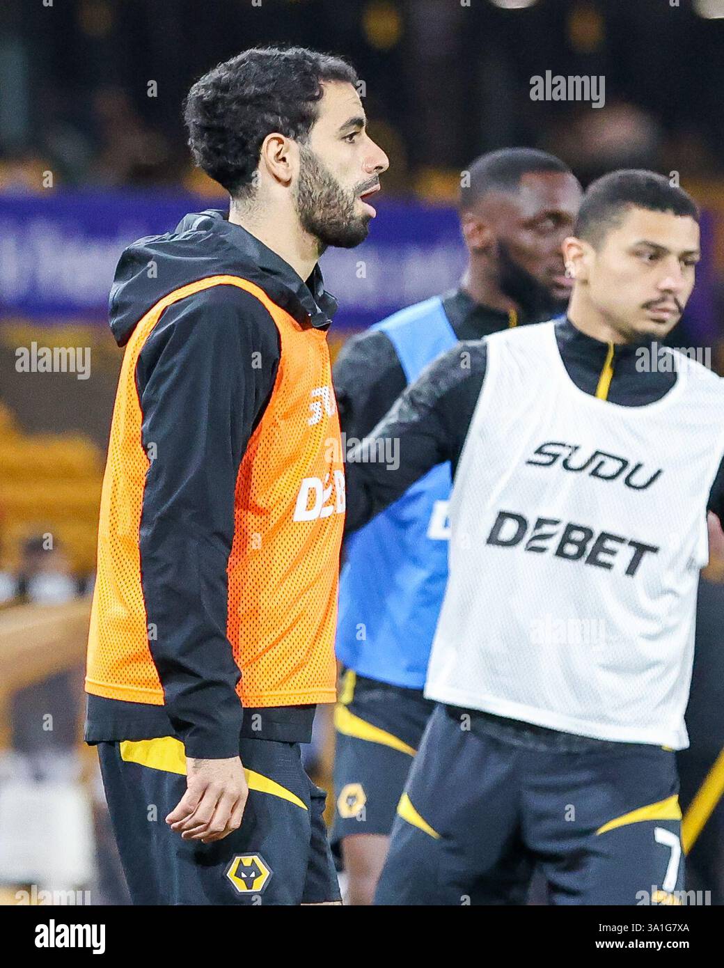 Lors du match de premier League entre Wolverhampton Wanderers et Everton à Molineux, Wolverhampton le samedi 8 mars 2025. (Photo : Stuart Leggett | mi News) crédit : MI News & Sport /Alamy Live News Banque D'Images