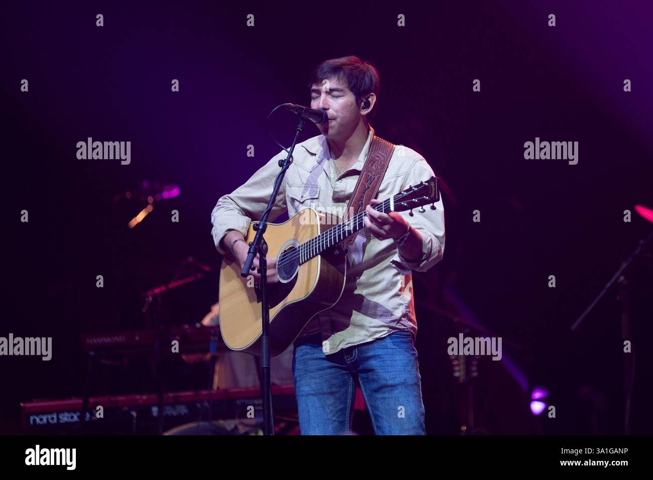 Rotterdam, pays-Bas, 2025-03-08 16:28:05 08-03-2025, Ahoy, Rotterdam, NLD. Pays 2 pays 2025. Sur la photo : Wyatt Flores. Photo : NL Beeld / David Heukers crédit : NL Beeld / Heukers crédit média : NL Beeld / Alamy Live News Banque D'Images