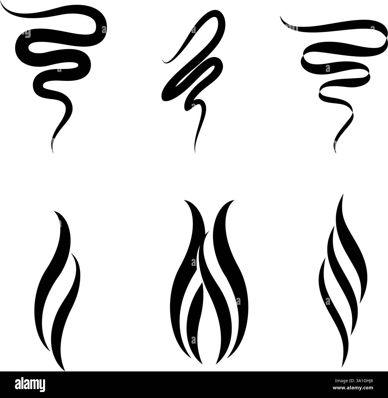 Ensemble d'éléments décoratifs asymétriques - dentelle Mandala dans le style Zentangle. Fleurs stylisées pour tatouage sur fond blanc Illustration de Vecteur