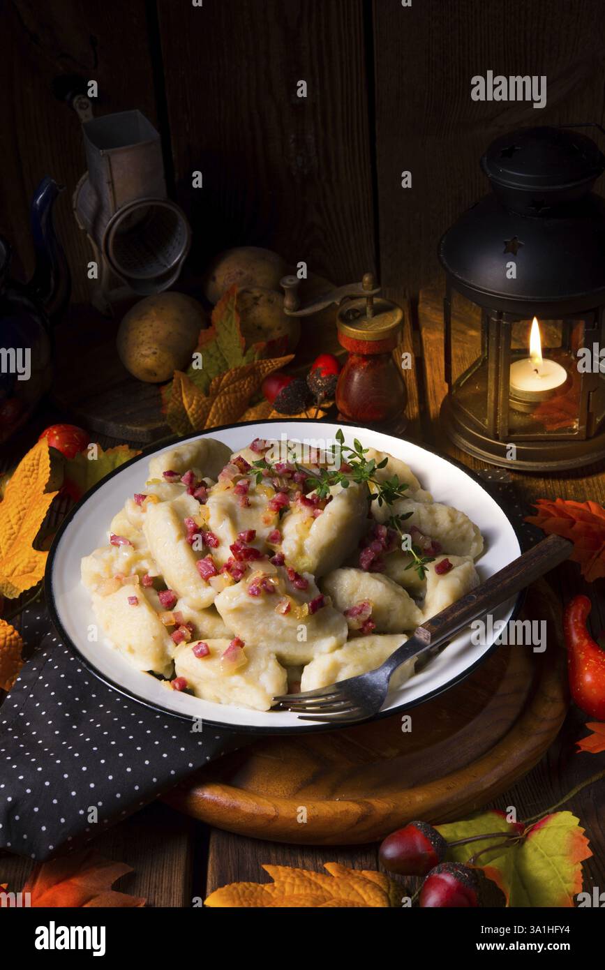 Boulette de pommes de terre originaires de Pologne Banque D'Images