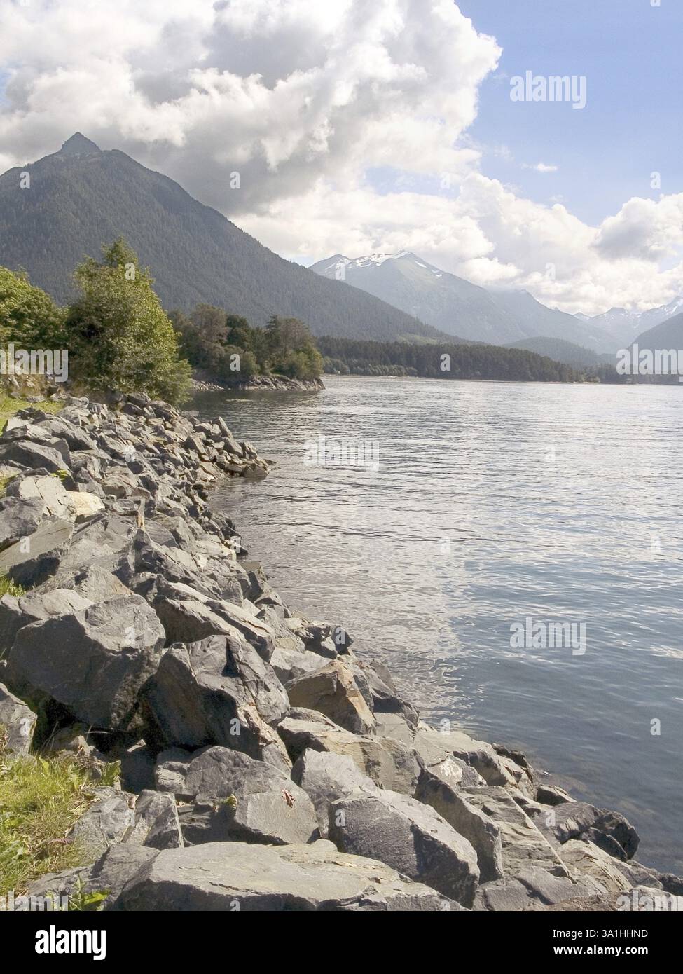 Trottoir, sitka, alaska, États-Unis d'Amérique Banque D'Images