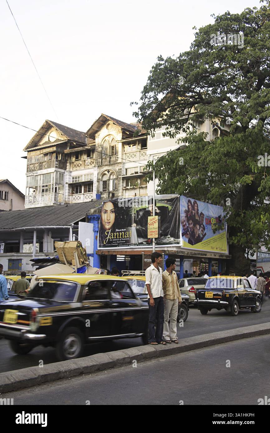 Super salle de cinéma, Maulana Shaukatali Road, Grant Road, Bombay Now Mumbai, Maharashtra, Inde, Asie Banque D'Images