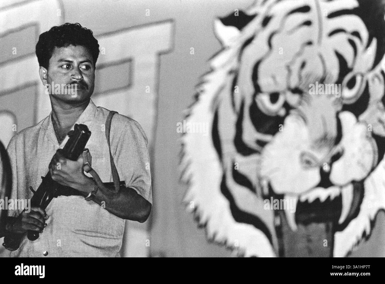 Z sécurité à la réunion de shivsena, police de Mumbai, Bombay Mumbai, Maharashtra, Inde NO MR Banque D'Images