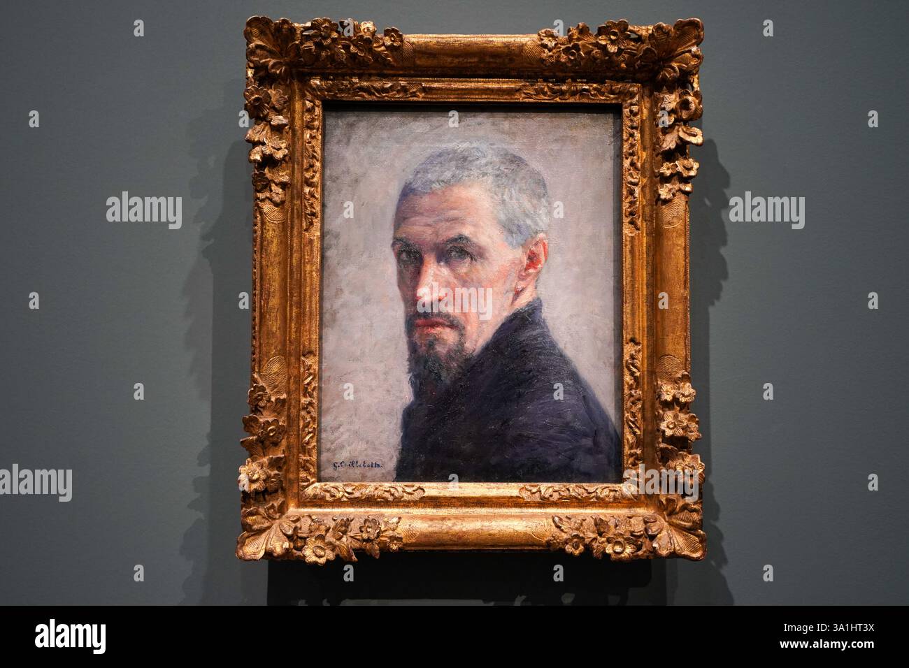 Autoportrait (Portrait de l'artiste) - Gustave Caillebotte, 1892 Banque D'Images