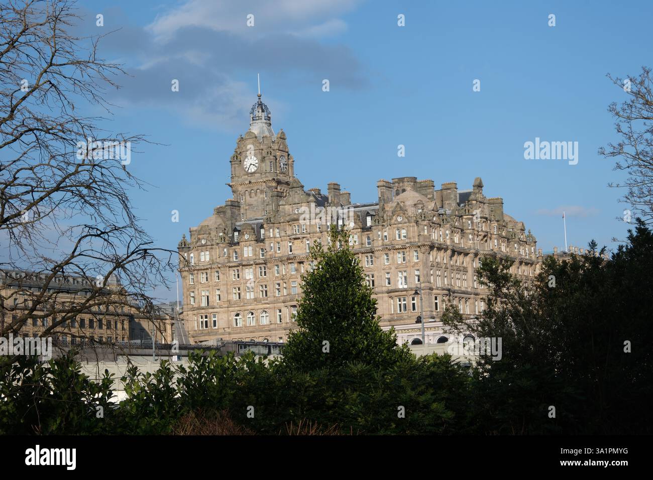 Bâtiment du siège social de la Banque d'Écosse sur le Mound Edinburgh, Écosse, Royaume-Uni Banque D'Images