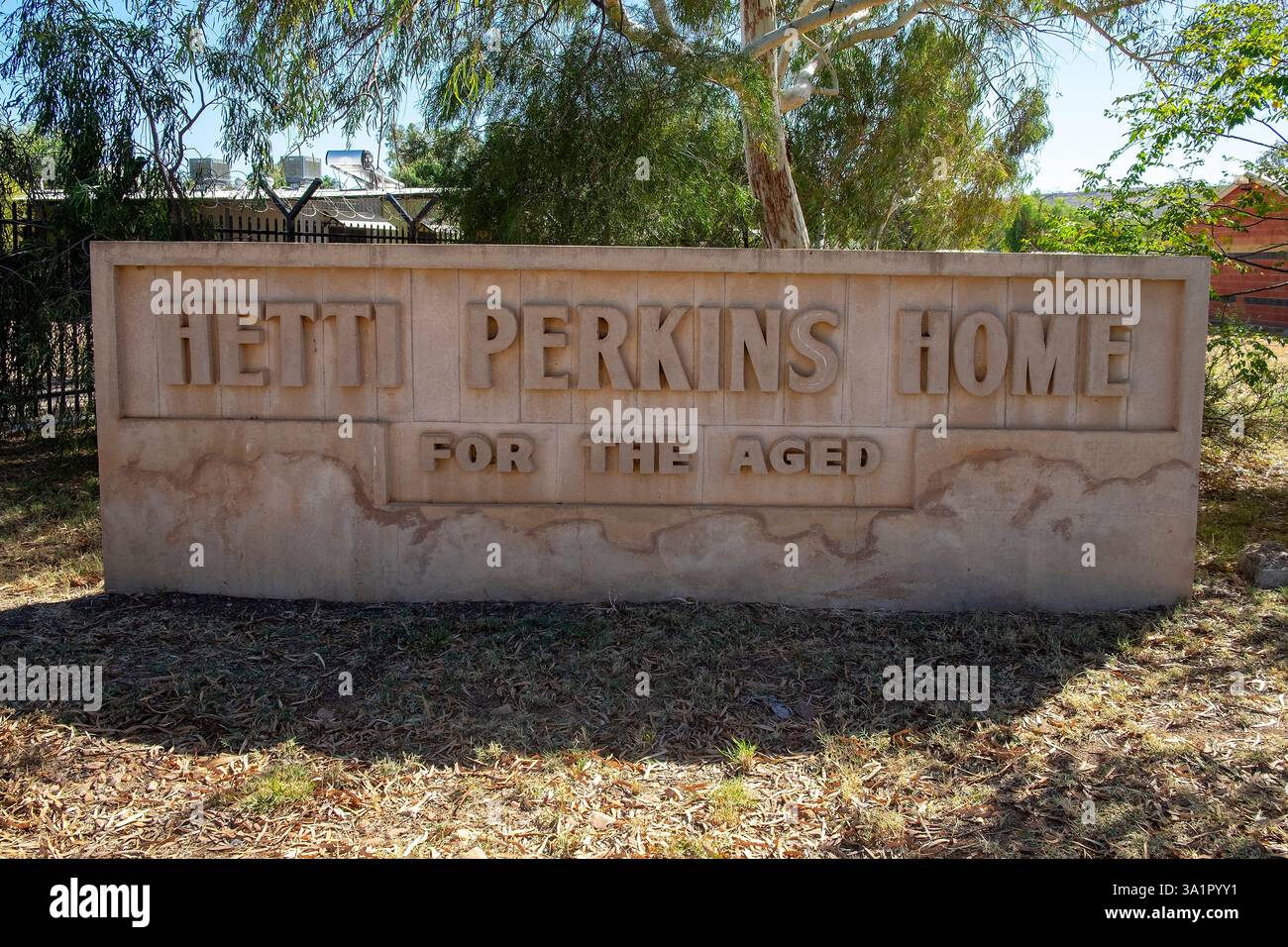 La maison de soins pour personnes âgées Hetti Perkins pour Australiens autochtones à Alice Springs, territoire du Nord, Australie Banque D'Images