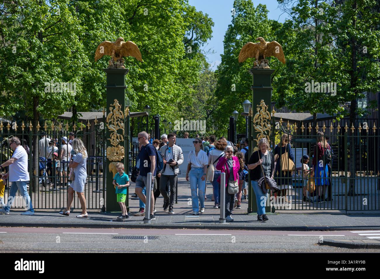 Entrée Artis Zoo. ARTIS Amsterdam Royal Zoo, le zoo historique dans le centre d'Amsterdam. Banque D'Images