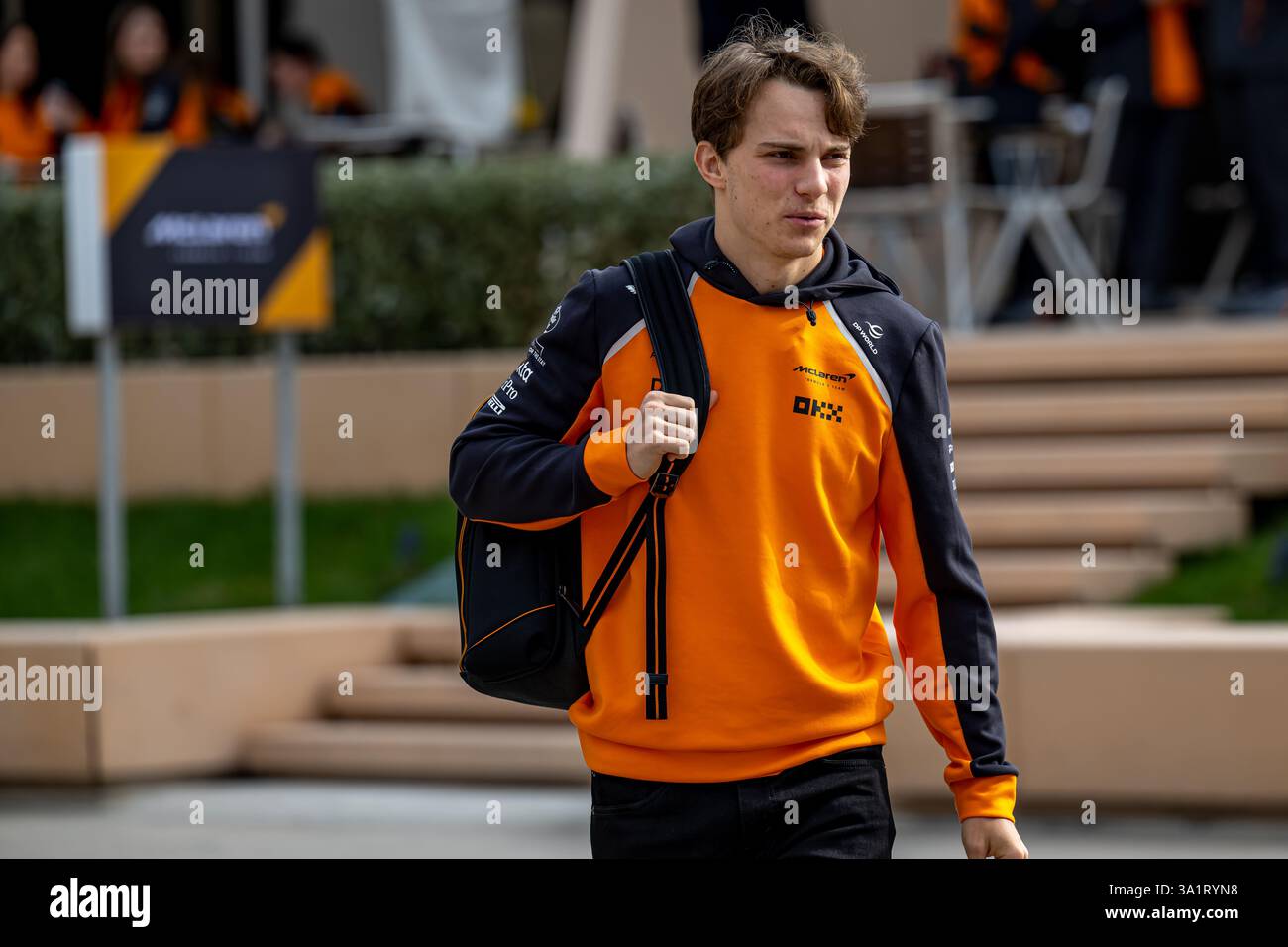 CIRCUIT INTERNATIONAL DE BAHREÏN, BAHREÏN - FÉVRIER 26 : Oscar Piastri, McLaren F1 MCL39 de l'Australie lors des essais de Bahreïn sur le circuit international de Bahreïn le mercredi 26 février 2025 à Sakhir, Bahreïn (photo de Michael Potts/BSR Agency) Banque D'Images