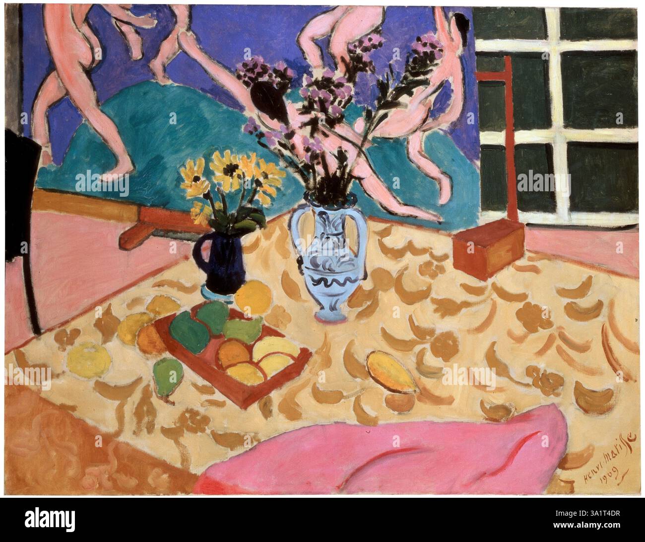 Nature morte avec la danse', 1909. Trouvé dans la collection de l'Ermitage d'État, préparé Petersburg. 89,5x17,5 cm. Banque D'Images