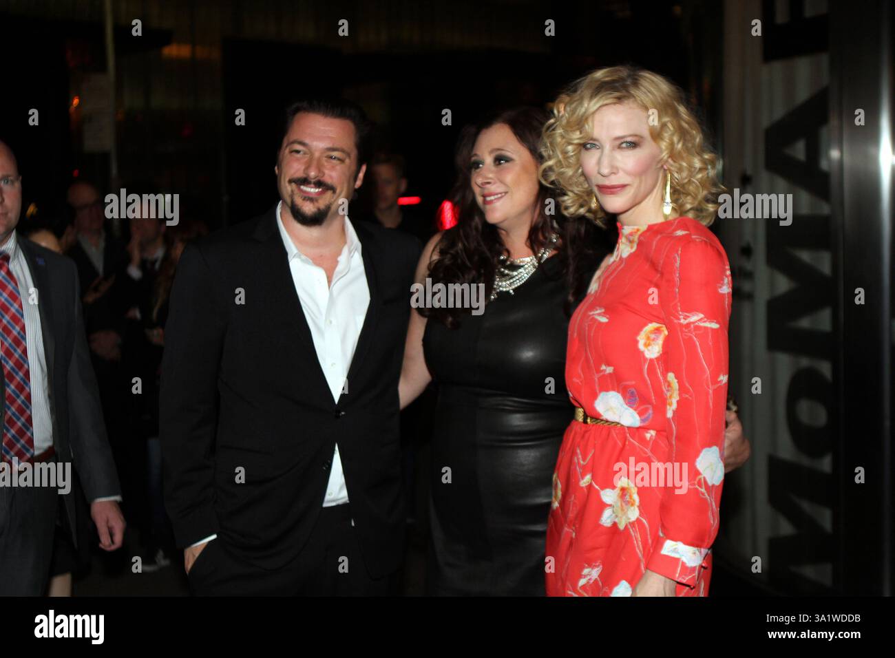James Vanderbilt et Cate Blanchett arrivant à une projection de 'Truth' au Museum of Modern Art le 7 octobre 2015 à New York Banque D'Images