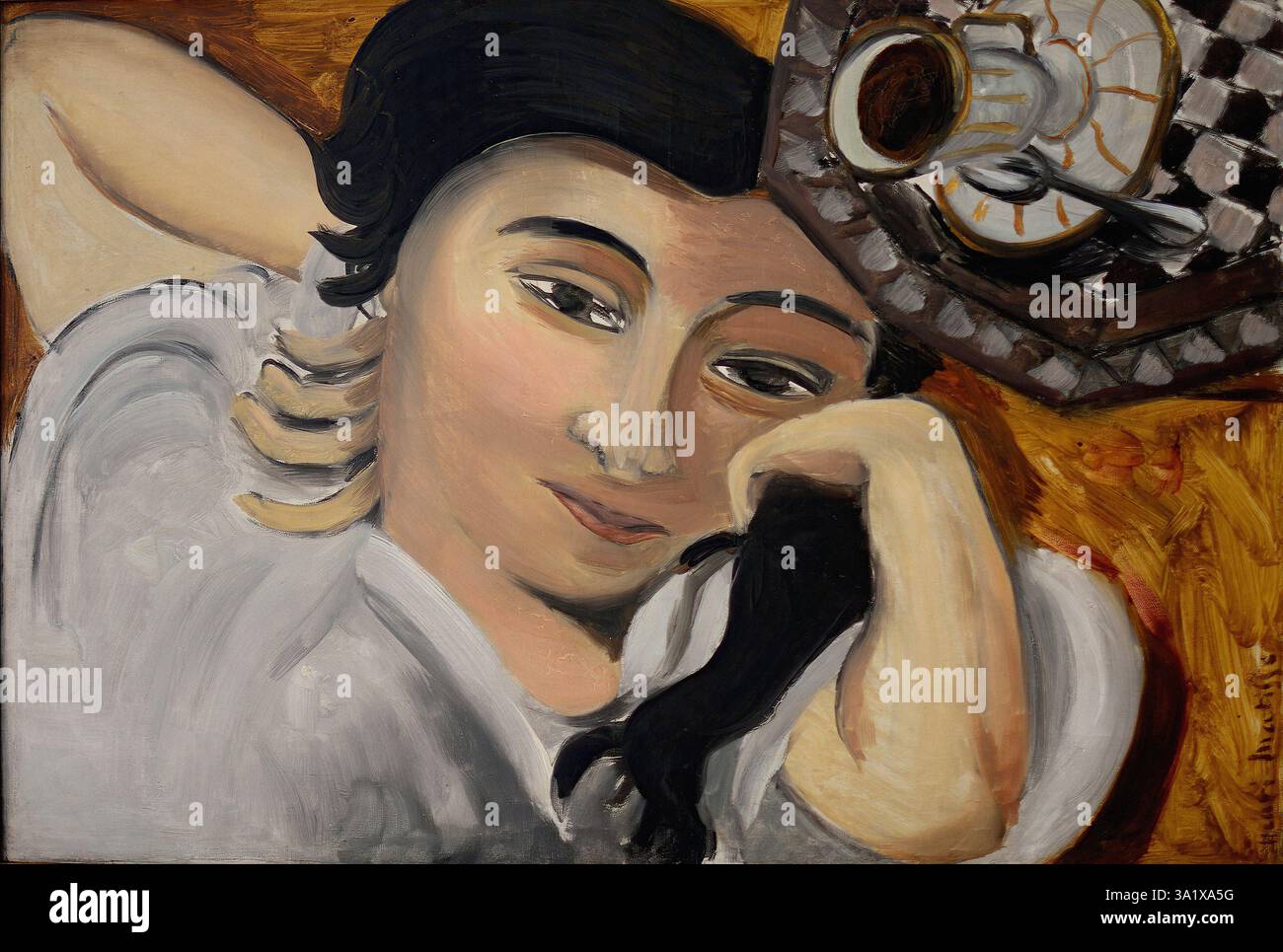 Lorette avec tasse de café, Henri Matisse, 1916-1917, Art