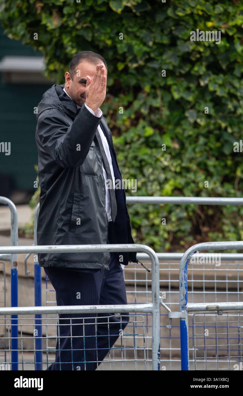 Londres, Royaume-Uni. 10 mars 2025. Omar mansoor Royal Designer arrive à l'abbaye de Westminster pour le Commonwealth Service, Day Credit : Richard Lincoln/Alamy Live News Banque D'Images