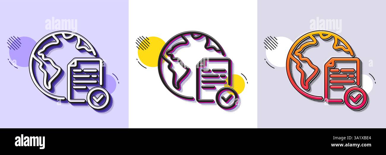 Icône de ligne de vote en ligne. Panneau de vote sur Internet. Motif en pointillés demi-ton. Vecteur Illustration de Vecteur