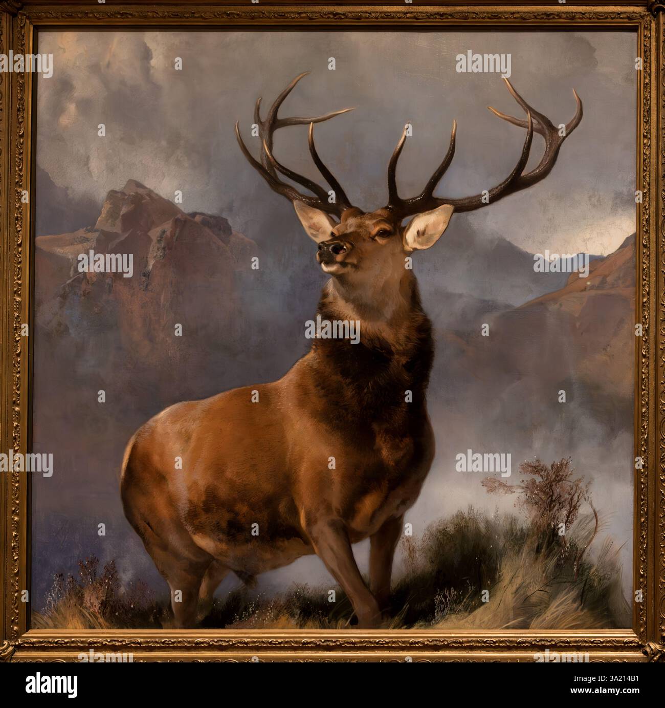 The Monarch of the Glen, National Galleries of Scotland à Édimbourg Banque D'Images