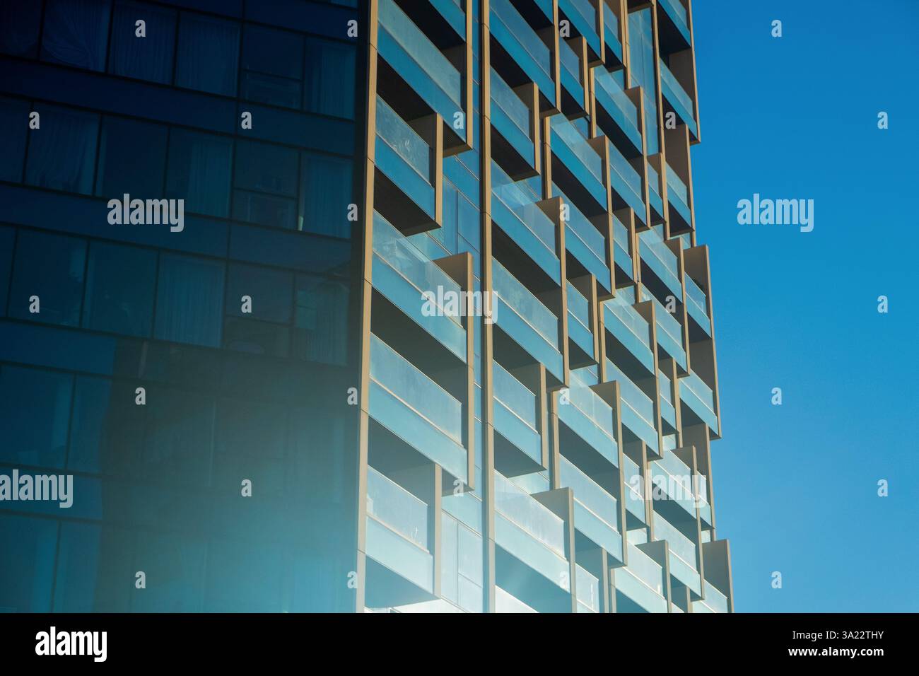 De nouveaux bâtiments et la zone récréative et résidentielle qui s'est développée autour de l'O2 à Greenwich dans le sud-est de Londres Banque D'Images