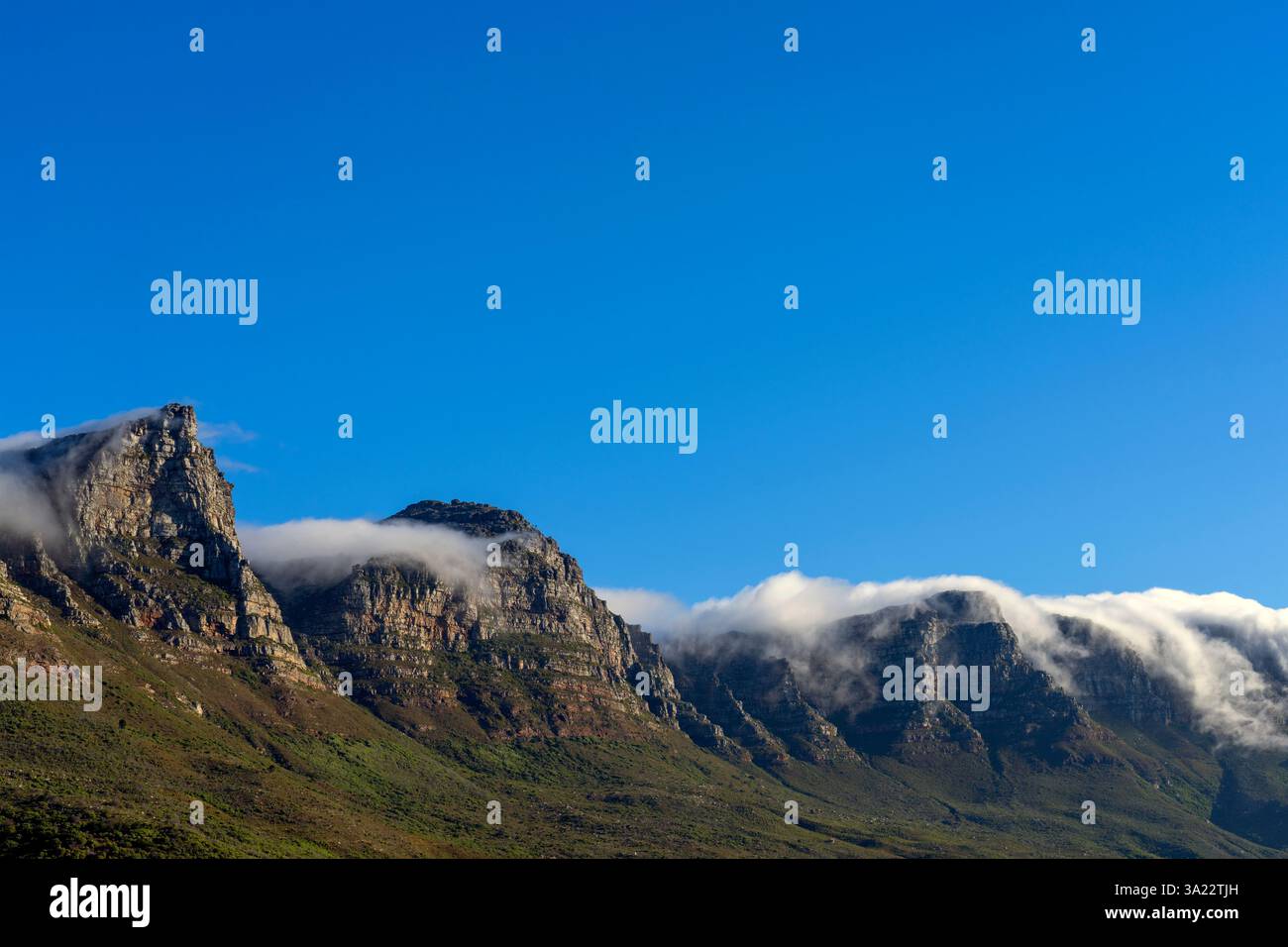 Douze montagnes des Apôtres au Cap, Afrique du Sud Banque D'Images
