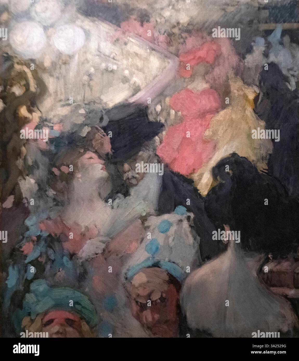 Janos Vaszary : 'Masked Ballroom Dance' (1907) Banque D'Images