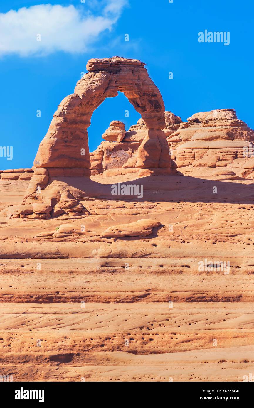 Delicate Arch, Arches National Park, Moab, Utah, USA Banque D'Images
