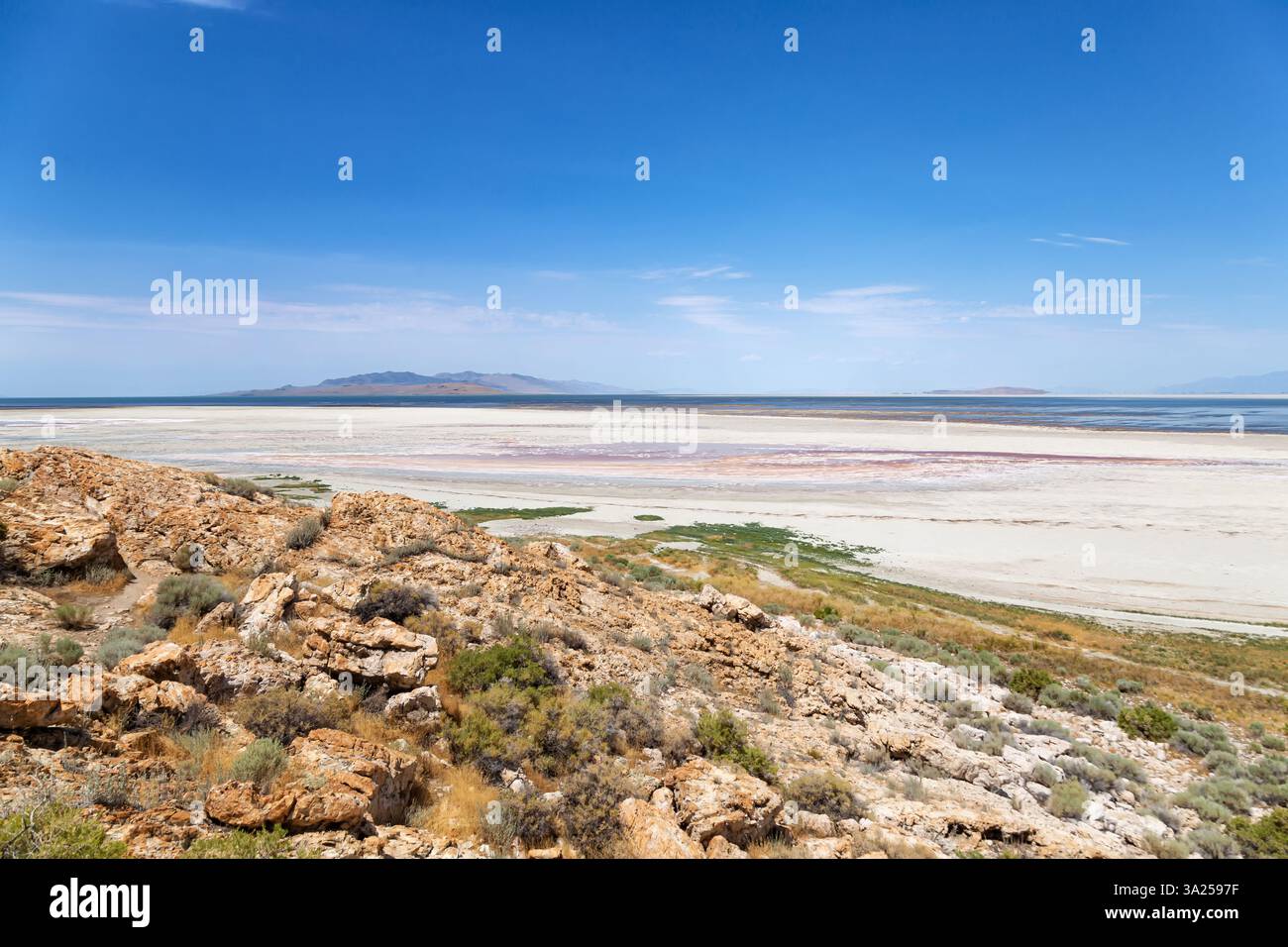 Antelope Island State Park, Utah Banque D'Images