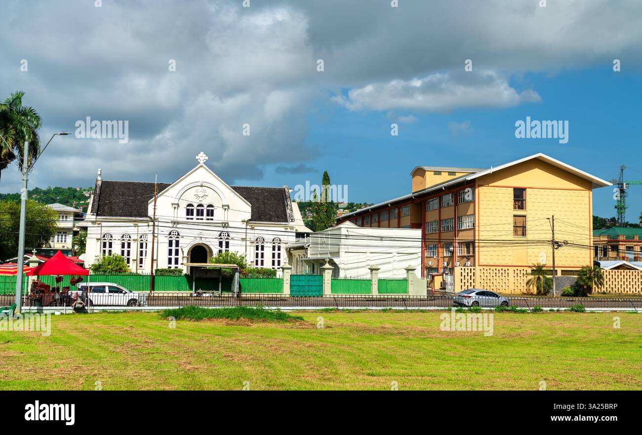 Chapelle du couvent de Saint nom et hôpital général de Port of Spain à Port of Spain, Trinité-et-Tobago Banque D'Images