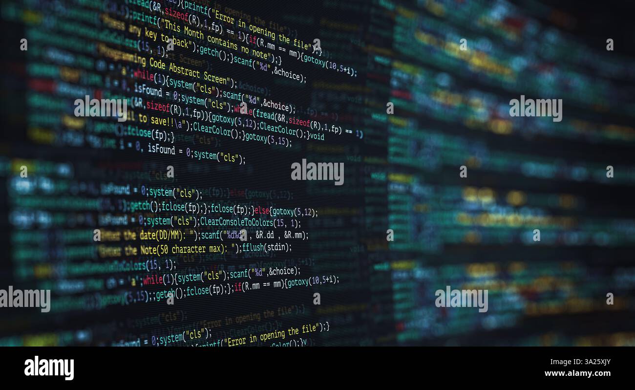 Résumé technologie moderne de programmation de développeur d'écran de code. C langage de programmation du script et de la technologie de l'ordinateur contexte du logiciel. Banque D'Images Résumé technologie moderne de programmation de développeur d'écran de code. C langage de programmation du script et de la technologie de l'ordinateur contexte du logiciel. Banque D'Images