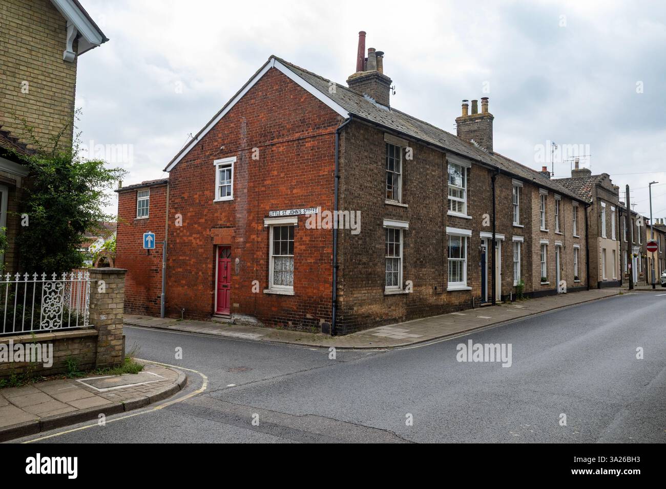 Little St John Street Woodbridge Suffolk Banque D'Images