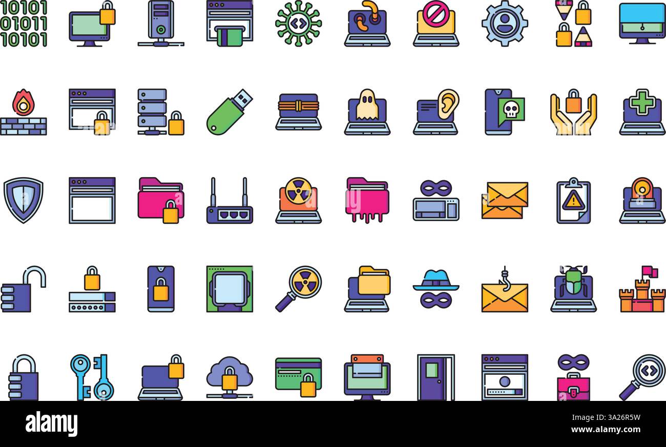 Collection d'icônes vectorielles de haute qualité avec contour modifiable. Idéal pour les projets professionnels et créatifs. Illustration de Vecteur