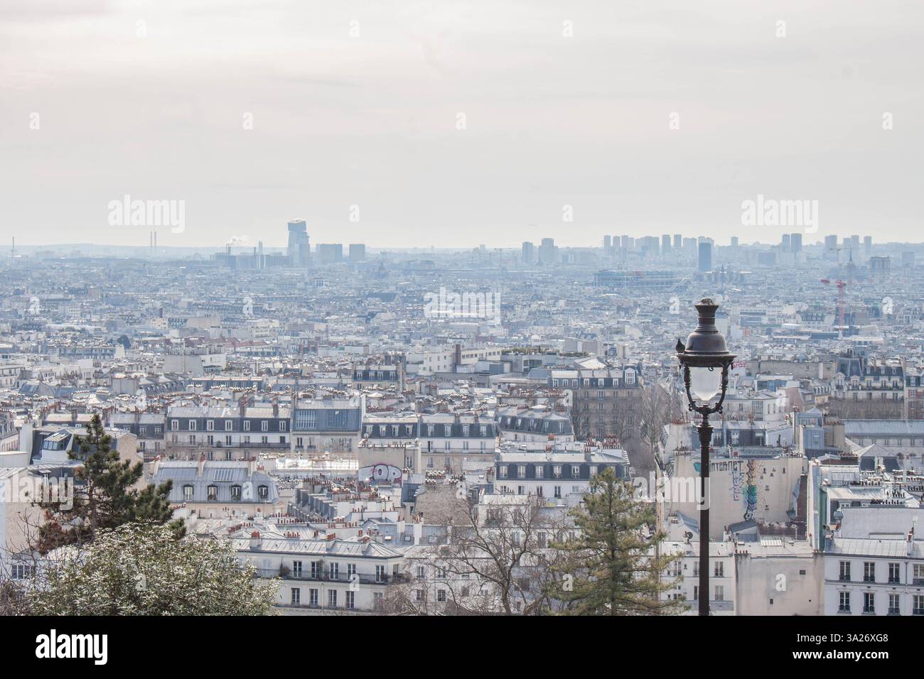 Quartier de Montmartre, Paris, France Banque D'Images