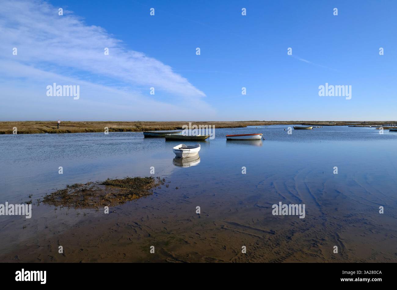 Morston quay, North Norfolk, Angleterre Banque D'Images