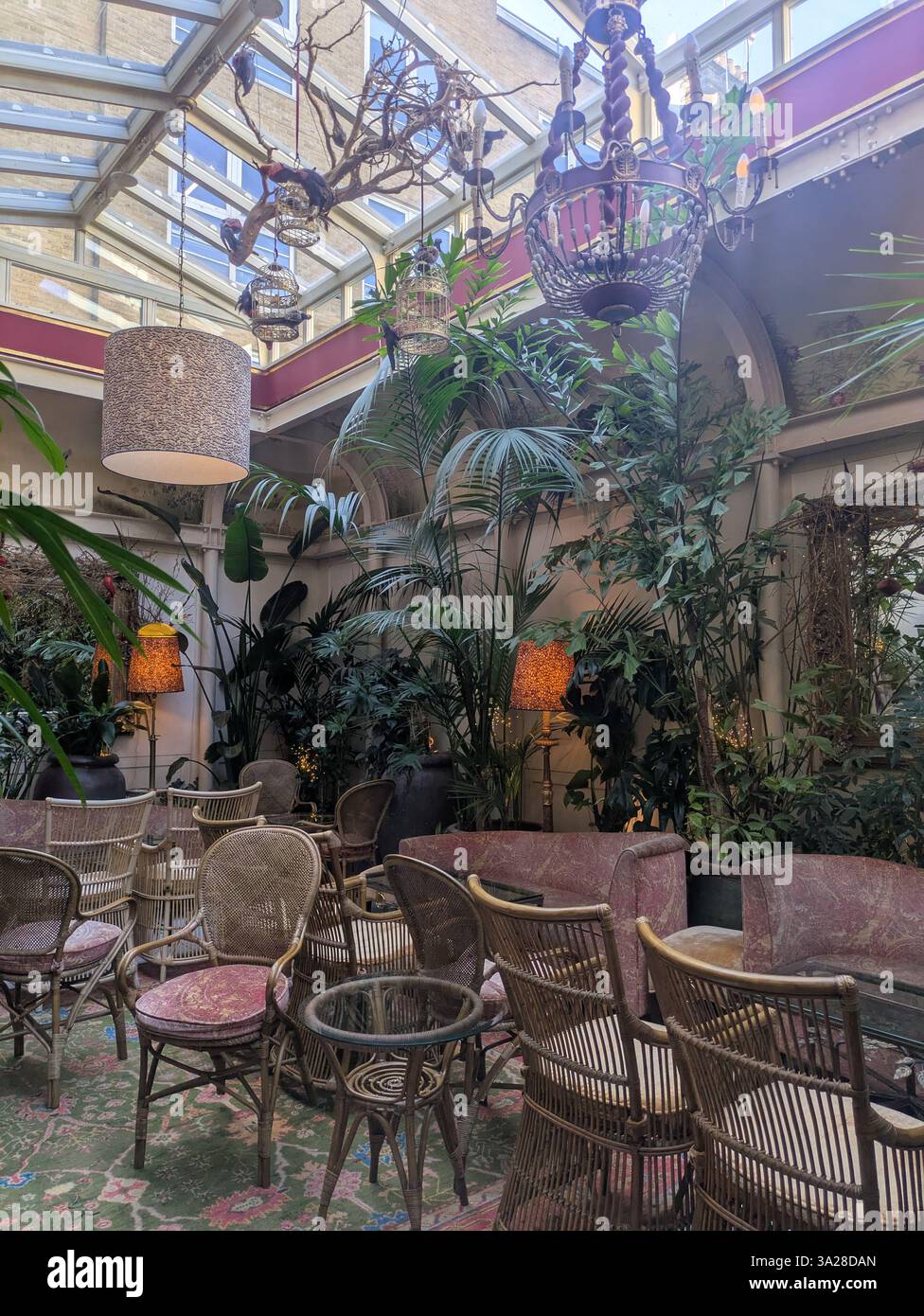 Conservatory au Rules Restaurant london Banque D'Images