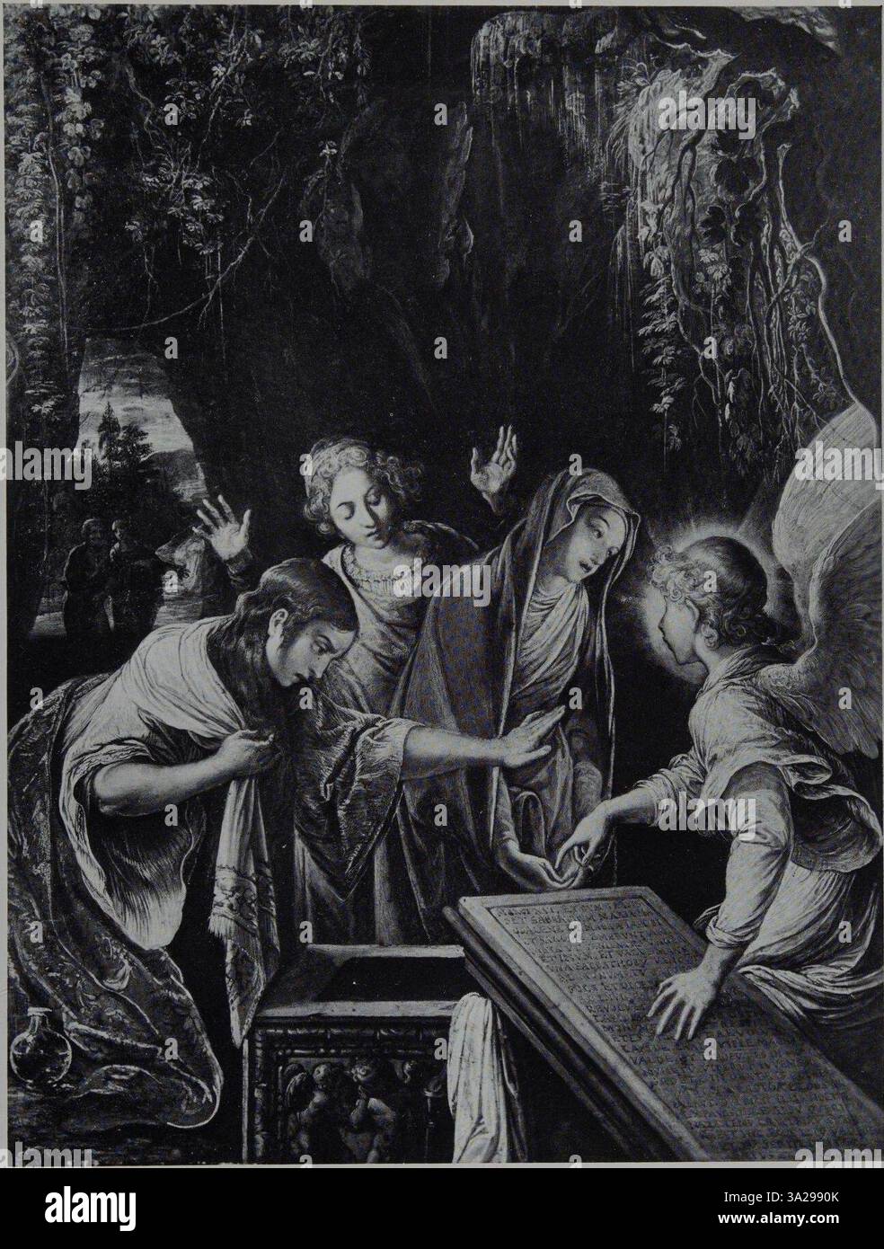Le travail d’Adam Elsheimer démontre un équilibre frappant entre lumière et ombre, créant de la profondeur et mettant en valeur la beauté naturelle du paysage. Le ton émotionnel de la peinture est façonné par son rendu détaillé de la scène. Banque D'Images Le travail d’Adam Elsheimer démontre un équilibre frappant entre lumière et ombre, créant de la profondeur et mettant en valeur la beauté naturelle du paysage. Le ton émotionnel de la peinture est façonné par son rendu détaillé de la scène. Banque D'Images