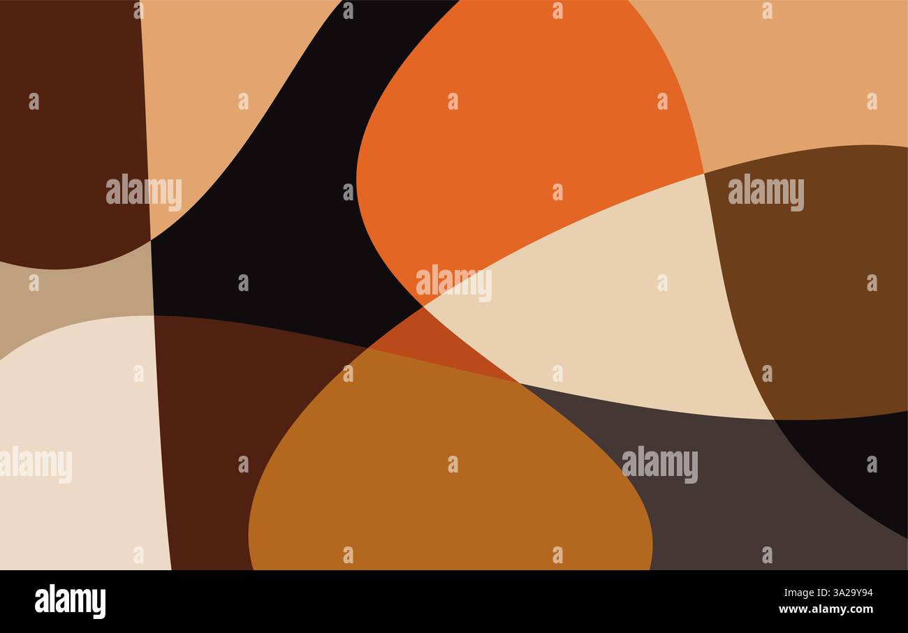 Fond minimaliste abstrait géométrique pour l'art mural ou l'affiche. Arrière-plan simple Illustration de Vecteur