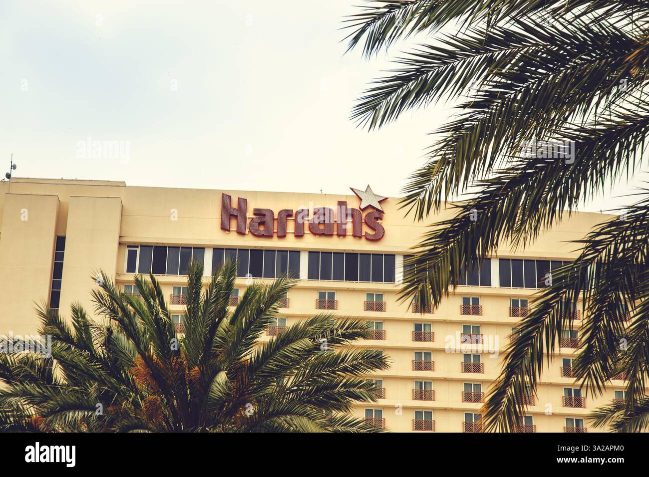 Valley Center, Californie, États-Unis - 15-05-2019 : vue d'un panneau avant d'un bâtiment pour l'hôtel connu sous le nom de Harrah's Resort Southern California. Banque D'Images