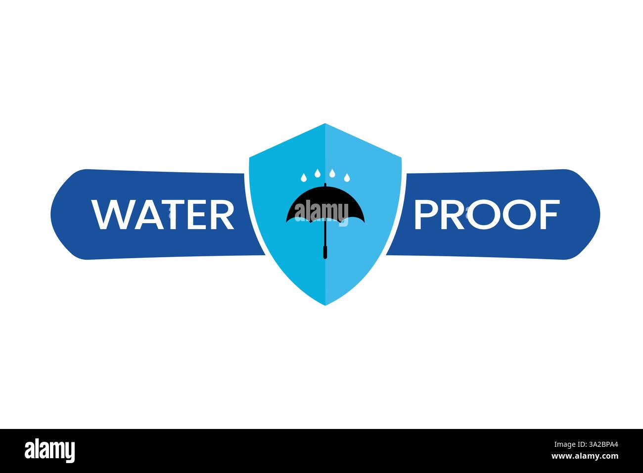 Collection de logos d'eau pour les entreprises dans le style plat Illustration de Vecteur