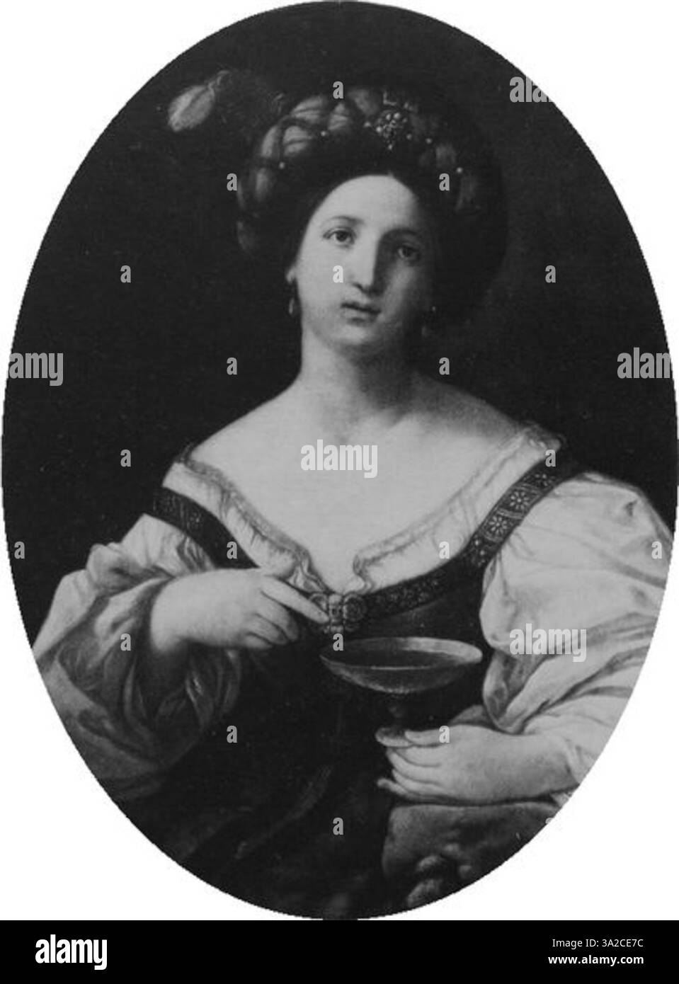 'Reni 177' présente une figure religieuse rendue avec une précision remarquable, illustrant l'habileté de Guido Reni à capturer la profondeur émotionnelle dans le baroque Banque D'Images