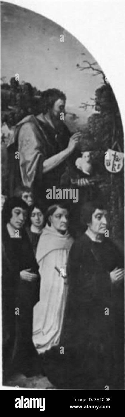 Cette image montre une œuvre d'Adriaen Ysenbrant, qui fait partie du style des maniéristes d'Anvers, présentée dans la première série de peintures néerlandaises de Friedländer, mettant en valeur l'évolution du flamand multiplié Banque D'Images