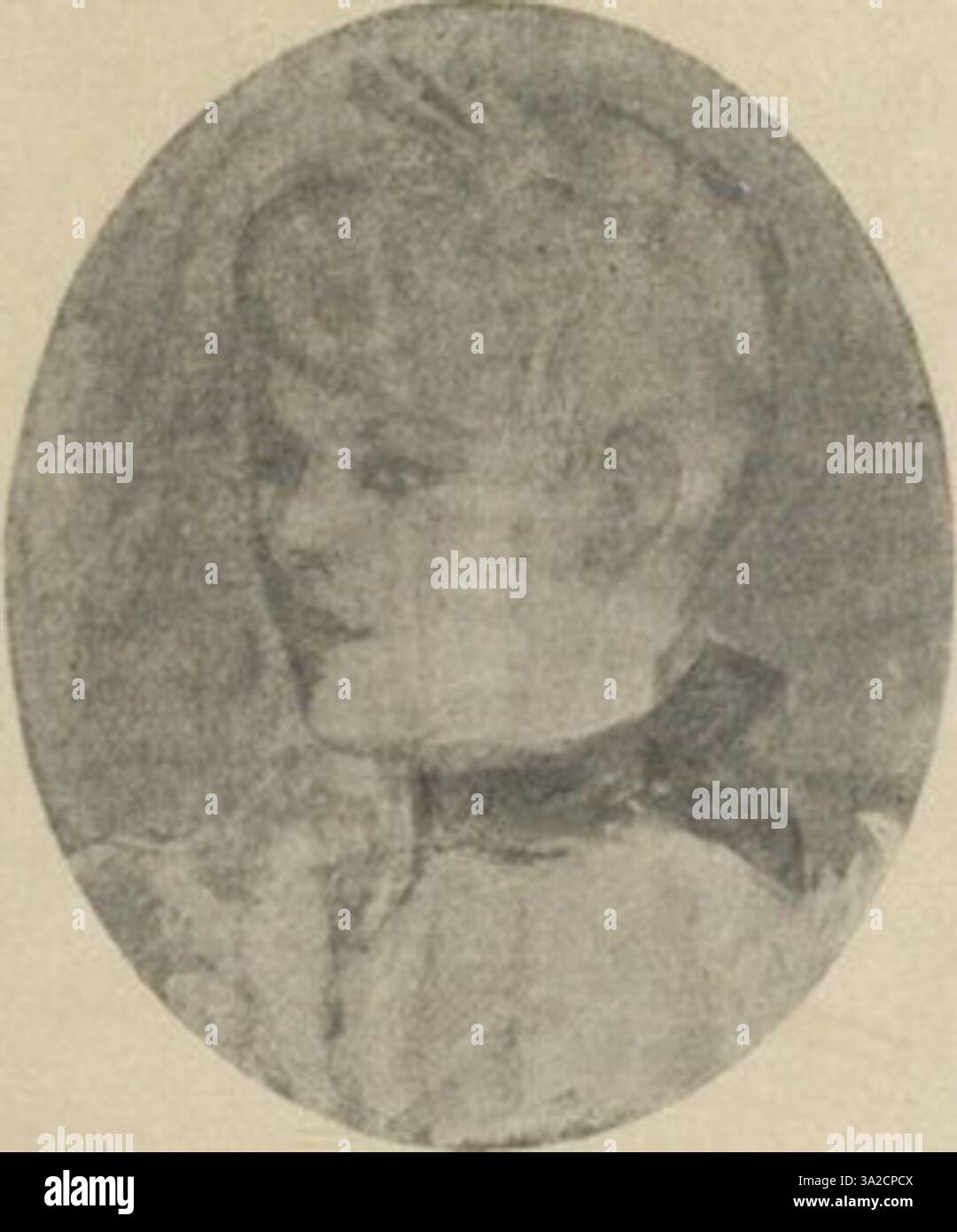 Une autre section recadrée de 'Henri de Toulouse-Lautrec, peintre' (p. 161), centrée sur le pinceau expressif de l'artiste. La pièce met en lumière l'approche de Toulouse-Lautrec pour capturer l'émotion à travers le portrait. Banque D'Images