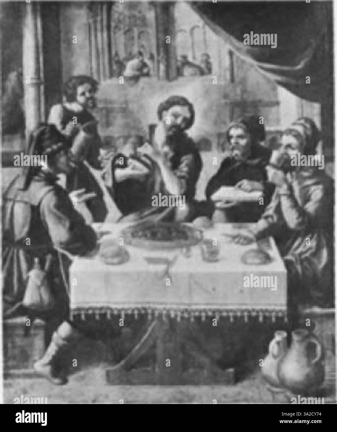 Bel exemple du portrait d'Antonis Mor, cette œuvre présente un sujet aux détails précis et à l'expression réaliste, démontrant son habileté à capturer des ressemblances humaines. Banque D'Images