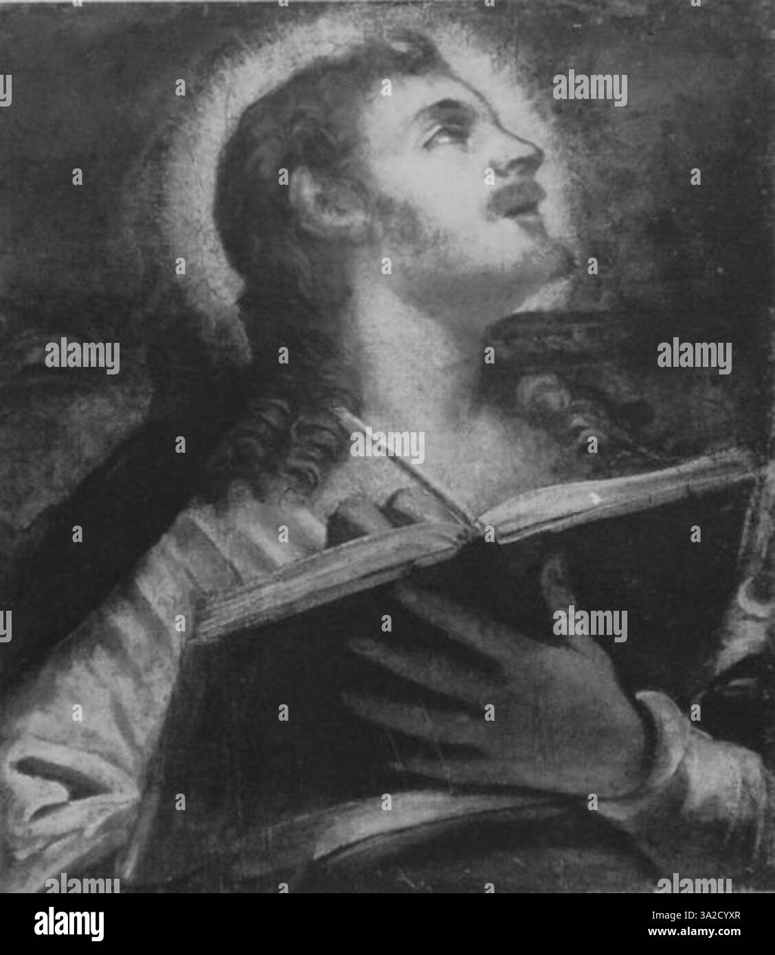 L'œuvre de Jacopo Tintoretto au XVIe siècle présente son pinceau dynamique caractéristique et son éclairage dramatique. Les personnages sont capturés en action, soulignant l'intensité émotionnelle de la scène, qui reflète la maîtrise du Tintoret dans la combinaison du mouvement avec des sujets religieux ou historiques. Banque D'Images