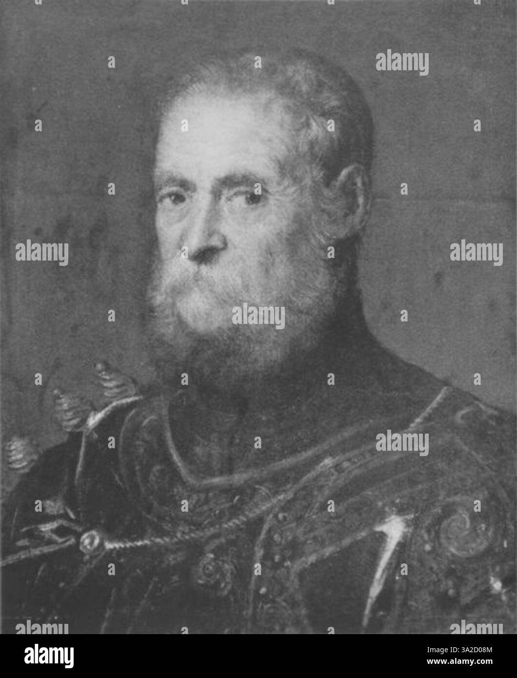Cette peinture illustre la capacité du Tintoret à créer du mouvement et de l’émotion par des contrastes d’éclairage et un placement énergique de la figure, typique de ses sujets religieux et historiques. Banque D'Images