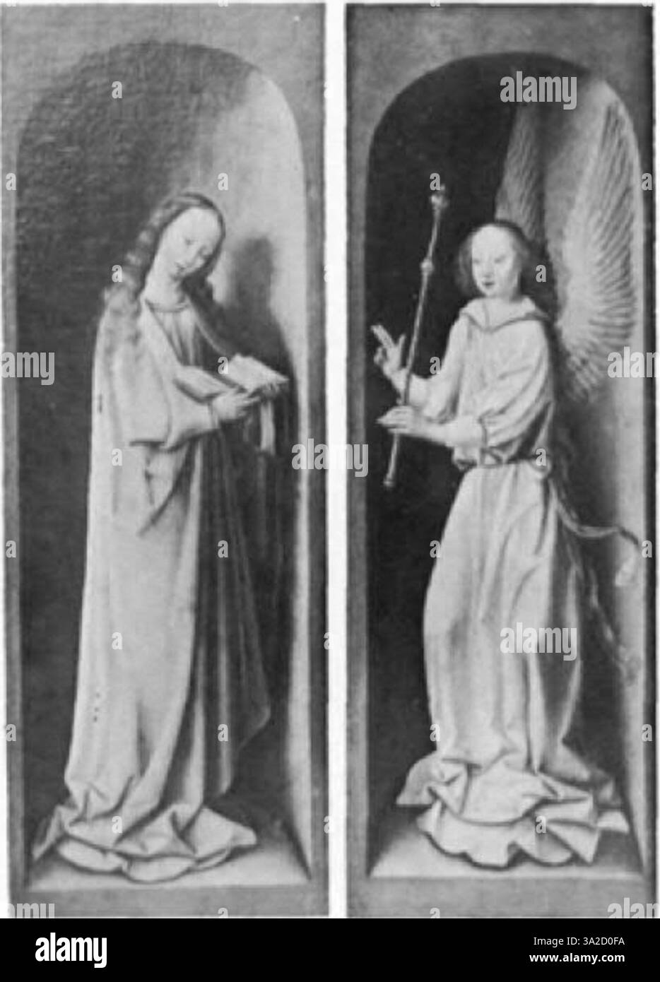Cette pièce d'Adriaen Ysenbrant présente des formes exagérées et des couleurs vives, caractéristiques du style maniériste anversois dans la représentation de sujets religieux. Banque D'Images
