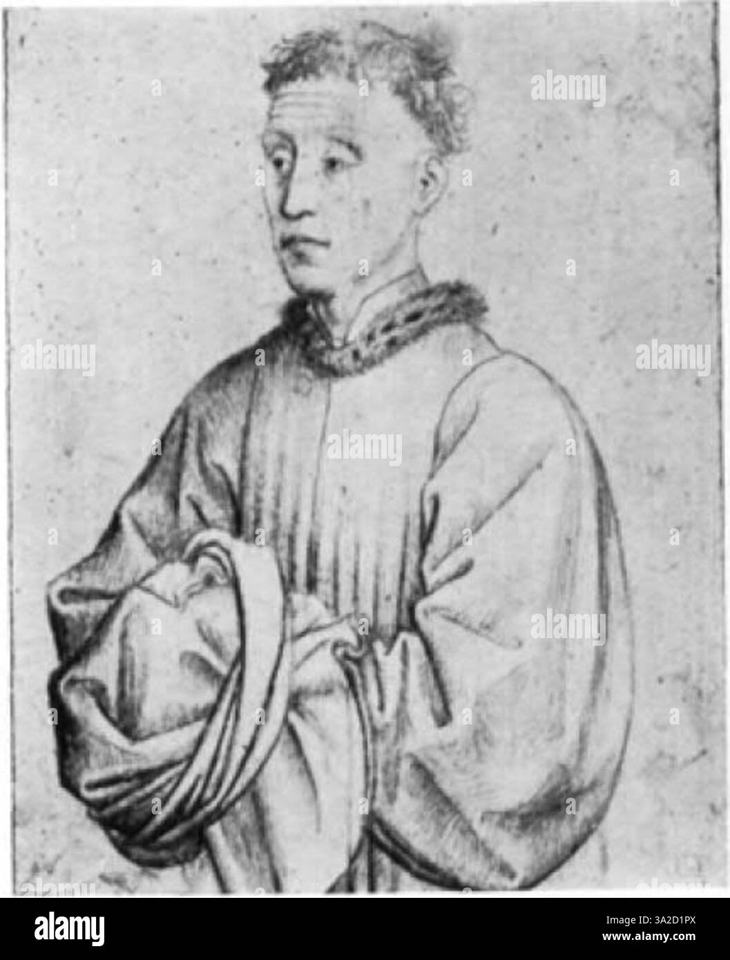 Cette peinture représente une scène biblique avec un accent sur les émotions expressives des figures, rendues avec de fins détails caractéristiques du style Renaissance du Nord. Banque D'Images