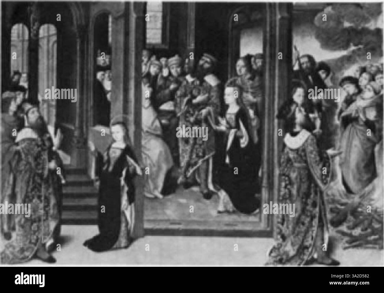 Le travail de Memlinc et David de la Renaissance du Nord montre leur ...